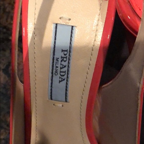 ****SOLD****Authentic Prada peep Toe Heels in 7.5 - Picture 2 of 6